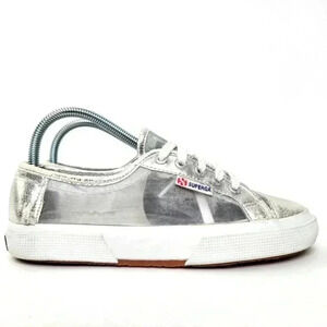 Superga Metallic Mesh Rave Platform Sneakers - 7